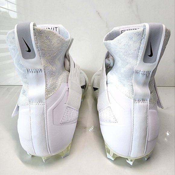Nike Alpha Menace ELITE 2 White Wolf Gray Football Cleats Flyknit Control 360 main image 8